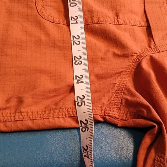 Carhartt Men's XL Relaxed Fit Cotton Blend Red Short Sleeve Shirt - Picture 3 of 7